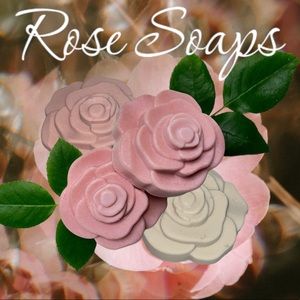 1 Set Rose Flower Soap Bath Shower Gift Cleansers Bathroom Wash 90671 main image 0